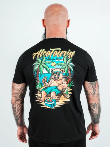 Koszulka "Alcotourist" - czarna za 119,00 zł