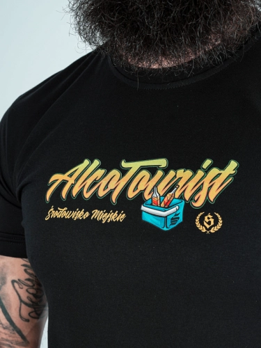 Koszulka "Alcotourist" - czarna za 119,00 zł