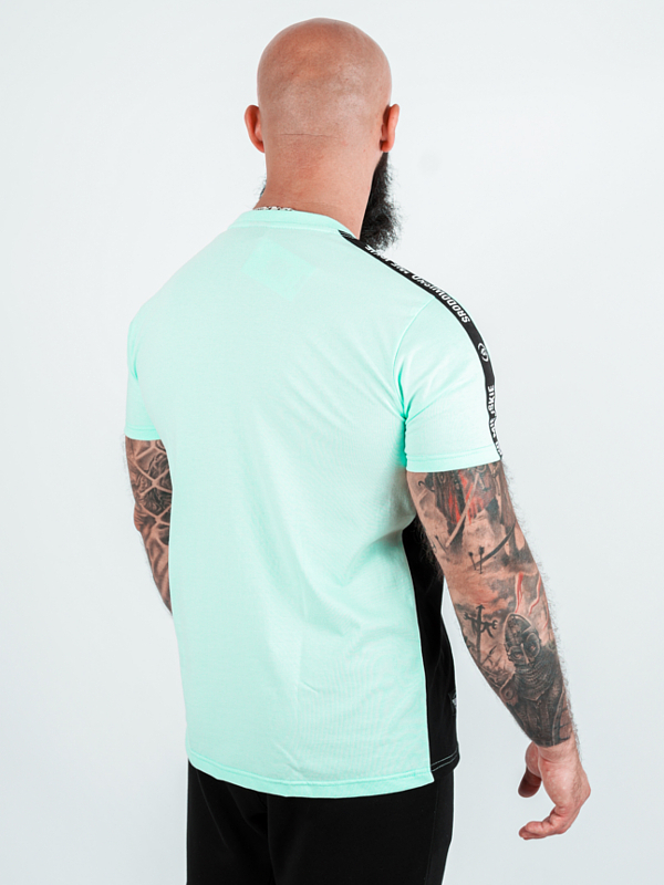 T-shirt "Classic small" - mint / black for 119,00 PLN