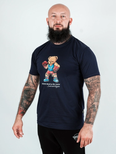 Koszulka "Boxing Bear" - Granatowa za 119,00 zł