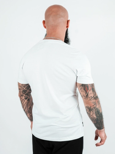 T-shirt "Mordka Emblem" - slim fit - White for 119,00 PLN 2