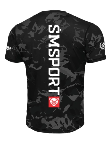 T-shirt Sport Mesh "ŚM Sport Bear" - black for 139,00 PLN