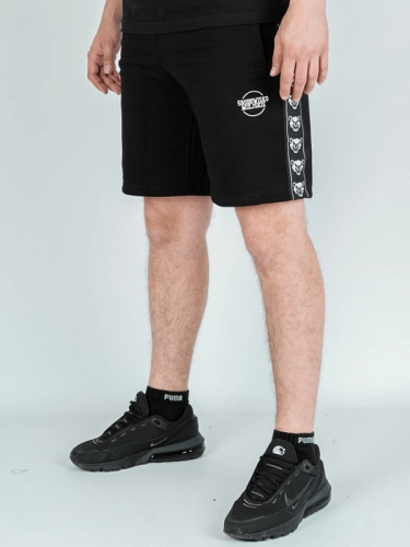 Shorts "Classic Lampas" - Black / White for 179,00 PLN