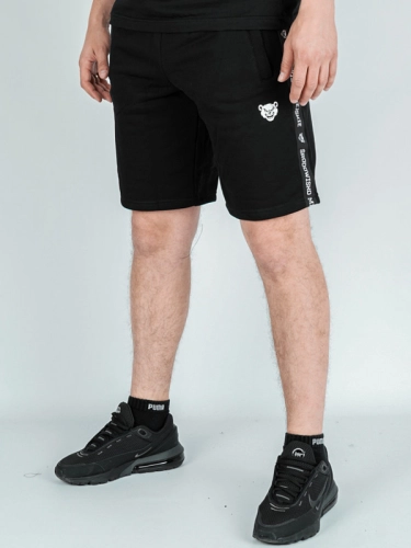 Shorts "Mordka Lampas" - Black / White for 179,00 PLN