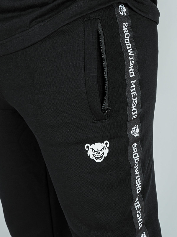 Sweatpants "Mordka Lampas" - Black / White for 219,00 PLN
