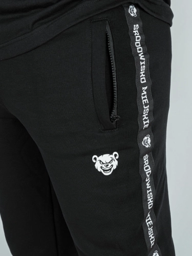 Sweatpants "Mordka Lampas" - Black / White for 219,00 PLN