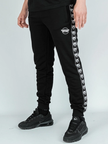 Sweatpants "Classic Lampas" - Black / White for 219,00 PLN