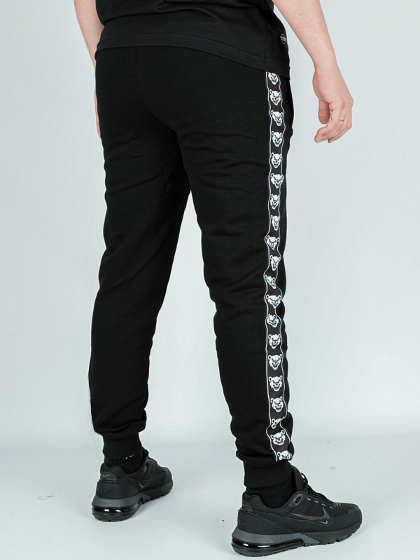 Sweatpants "Classic Lampas" - Black / White for 219,00 PLN