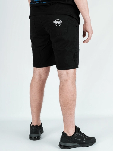 Short Fabric Shorts "Classic Icon" Black/White for 169.00 PLN