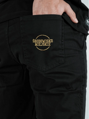 "Classic Icon" Fabric Shorts Black/Gold for 169.00 PLN