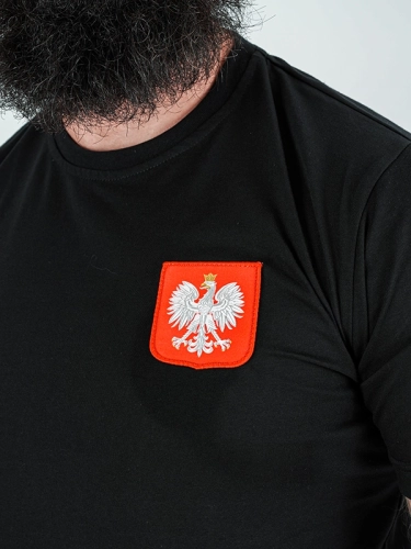 Koszulka "Polska - Laur small" - Czarna za 109,00 zł 2