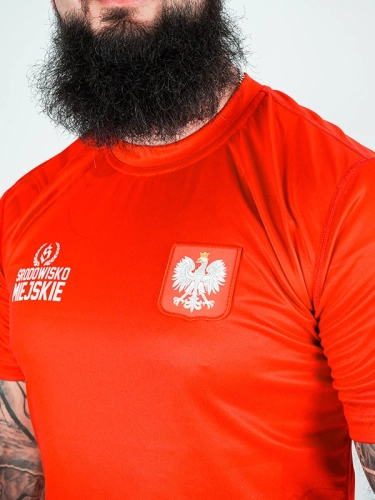 Koszulka Sportowa Mesh "Polska - ŚM" -  Czerwona / Biała 139,00 zł 1