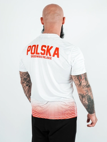 Koszulka Sportowa Mesh "Polska - ŚM" - Biała / Czerwona 139,00 zł 2
