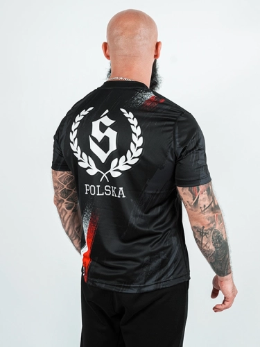 Mesh Sports T-shirt "Polska - Essential" - Black 139.00 PLN 2