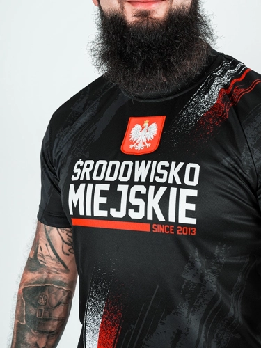 Koszulka Sportowa Mesh "Polska - Essential" -  Czarna 139,00 zł 2