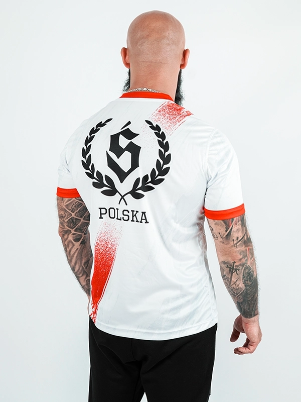 Koszulka Sportowa Mesh "Polska - Essential" - Biała 139,00 zł
