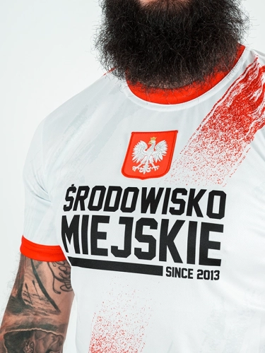 Mesh Sports T-shirt "Polska - Essential" - White / Red PLN 139.00 1