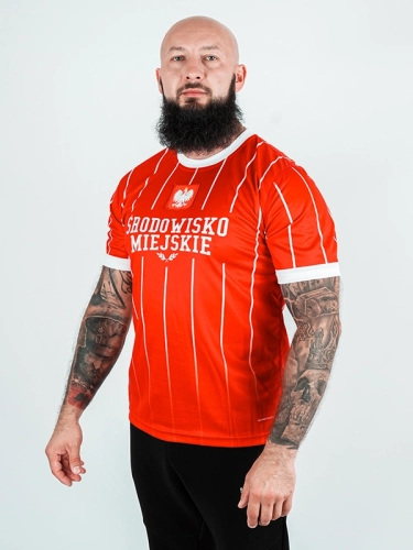 Mesh Sports T-shirt "Poland - Retro" - Red / White 139.00 PLN