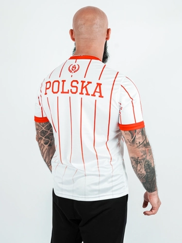Koszulka Sportowa Mesh "Polska - Retro" - Biała / Czerwona 139,00 zł 2