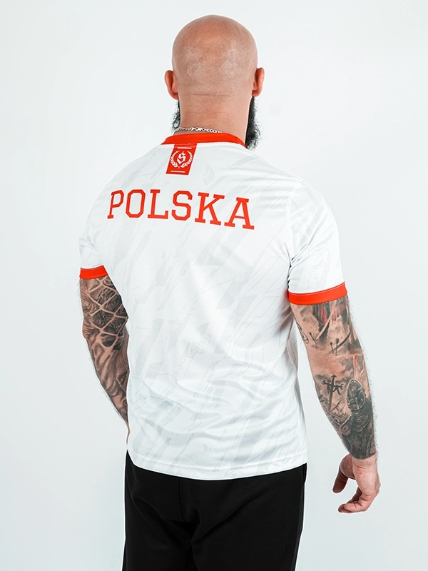 Koszulka Sportowa Mesh "Polska - Laur small" - Biała 139,00 zł