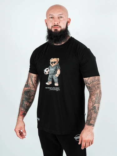 Koszulka "Fan Bear" - Czarna za 119,00 zł