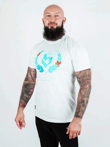 "Forever young" T-shirt - White / Blue 119.00 PLN