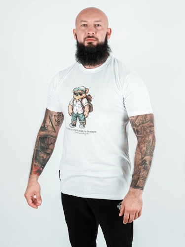 Koszulka "All time on tour Bear" - Biała za 119,00 zł