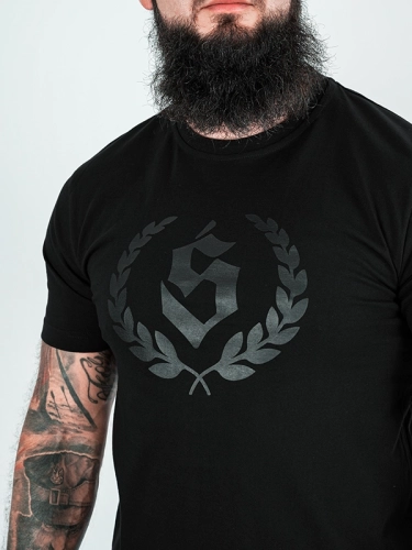 "Big laur" T-shirt - Black for 109.00 PLN