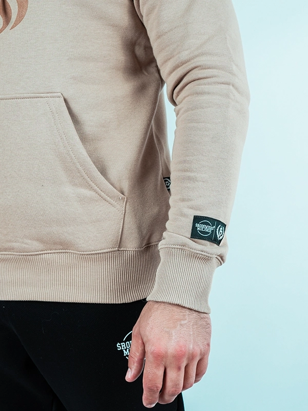 Bluza z kapturem "Symbol" - Beżowa za 249,00 zł