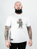 Koszulka "Alcotourist Bear" - Biała
