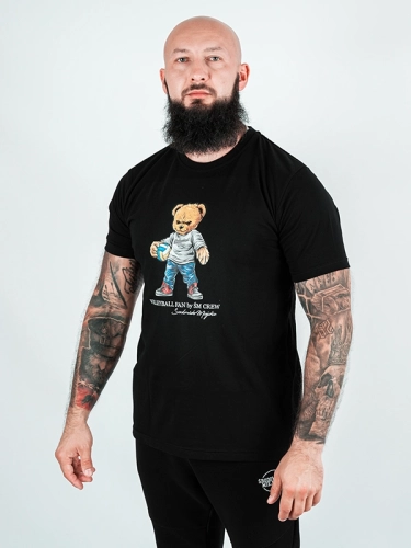 Koszulka "Volleyball Bear" - Czarna za 119,00 zł