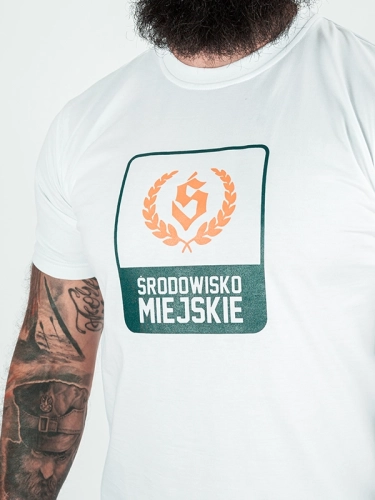 Koszulka "Laur Orange" - Biała za 119,00 zł