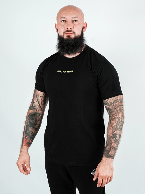 Koszulka "Fight for yours - fist" - Czarna za 119,00 zł