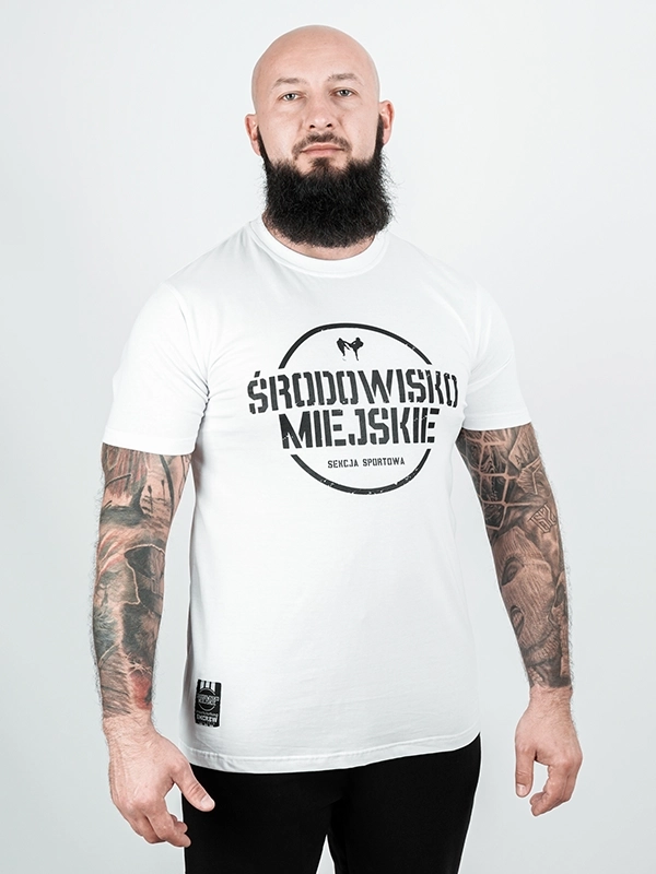 Koszulka "Sekcja Sportowa" - Biała za 119,00 zł