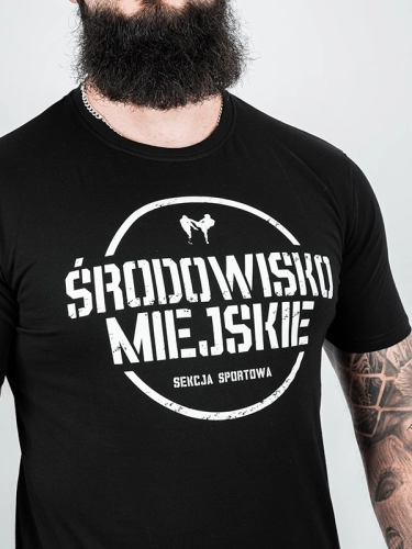 Koszulka "Sekcja Sportowa" - Czarna za 119,00 zł