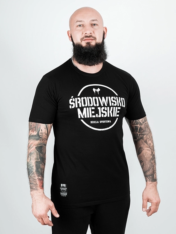 Koszulka "Sekcja Sportowa" - Czarna za 119,00 zł