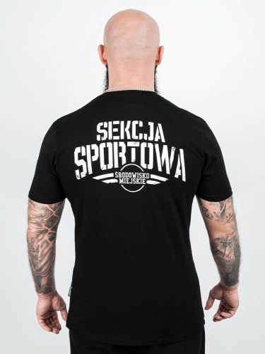 Koszulka "Sekcja Sportowa" - Czarna za 119,00 zł