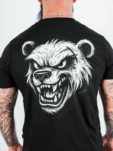Koszulka "Bear Madness" - czarna za 129,00 zł