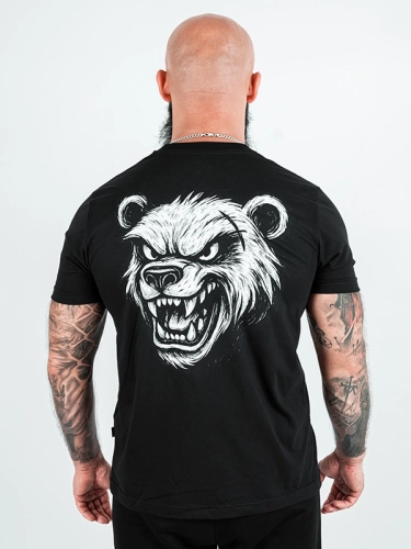 Koszulka "Bear Madness" - czarna za 129,00 zł