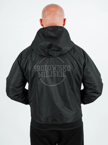 Windbreaker jacket with hood "Laur box" - black for 339 PLN 2