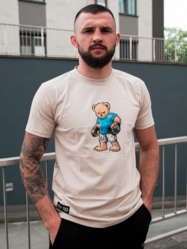 "MMA Bear" T-shirt - Beige for 119.00 PLN