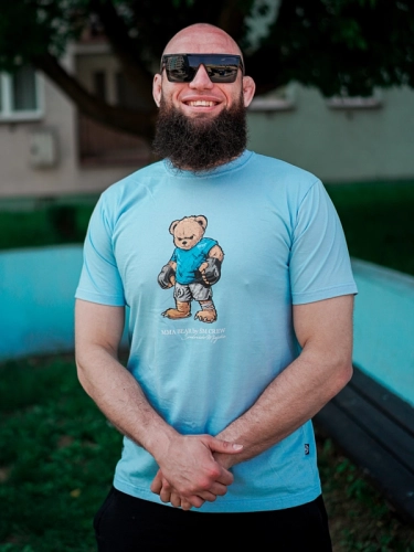 Koszulka "MMA Bear" - Niebieska za 119,00 zł