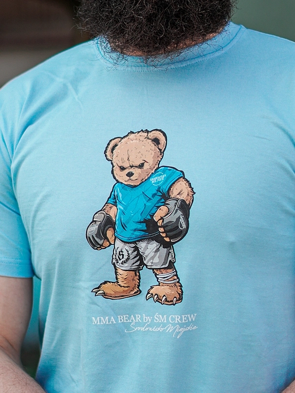 "MMA Bear" T-shirt - Blue for 119.00 PLN