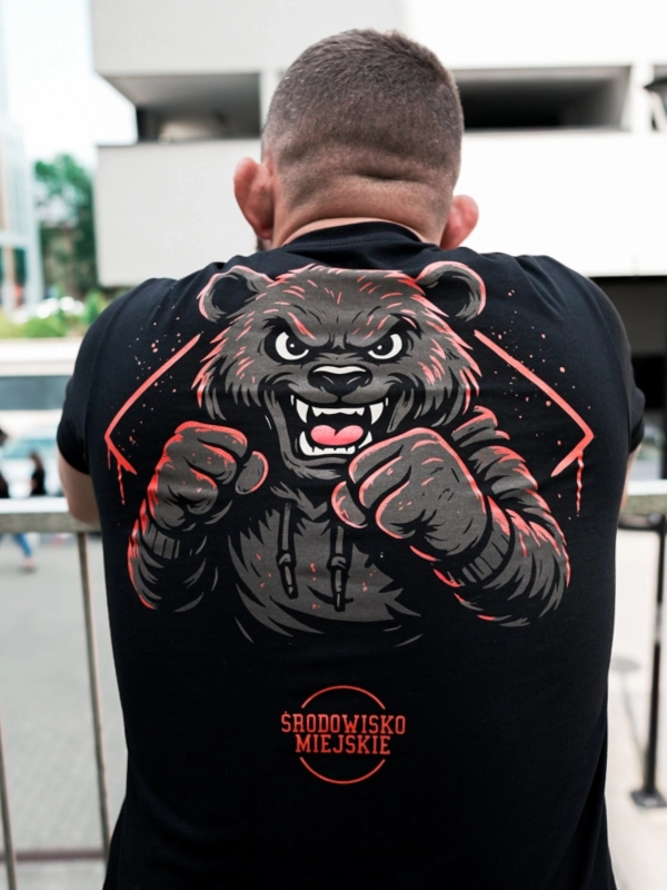 T-shirt "Bear Guard" - black for 119,00 PLN