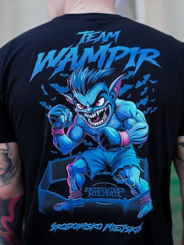 Koszulka "Team Wampir" - Czarna - Limitowana Edycja za 129,00 zł