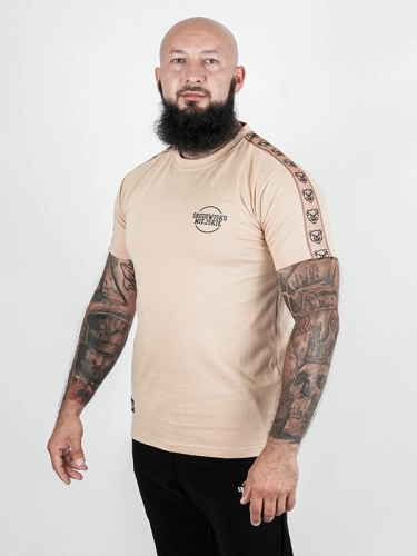 Koszulka "Classic Lampas" - beżowa / beżowy za 119,00 zł