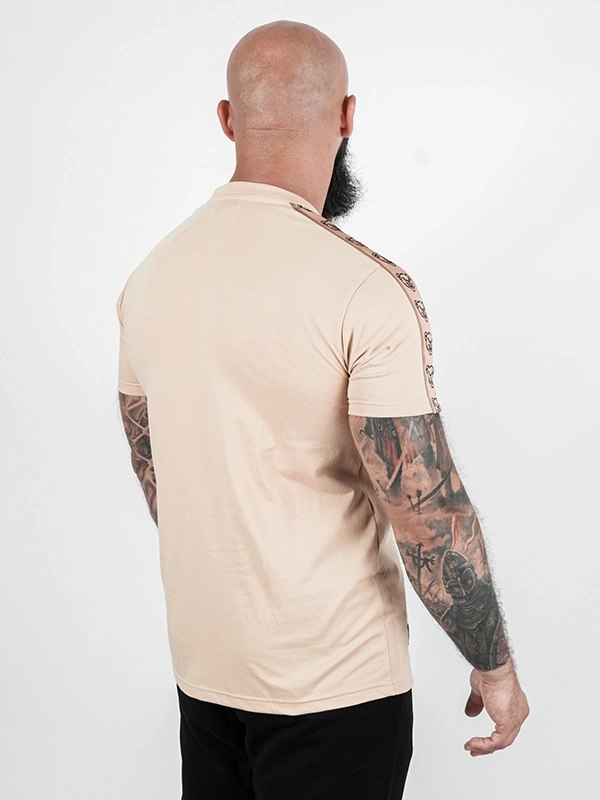 T-shirt "Classic Lampas" - beige / beige for 119,00 PLN