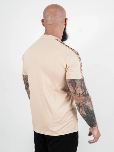 T-shirt "Classic Lampas" - beige / beige for 119,00 PLN