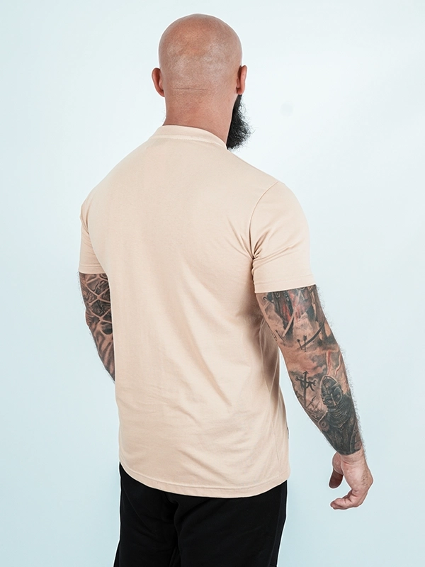 T-shirt "Emblem" - beige for 119,00 PLN