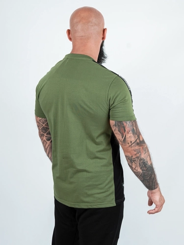 Koszulka "Classic small" - Oliwkowa / Czarna za 109,00 zł 2